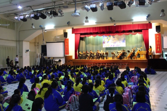 MACAU DAILY TIMES 澳門每日時報Music - Education | Macao Orchestra visits ...