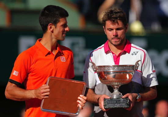 Novak Djokovic vs Stanislas Wawrinka French Open final 