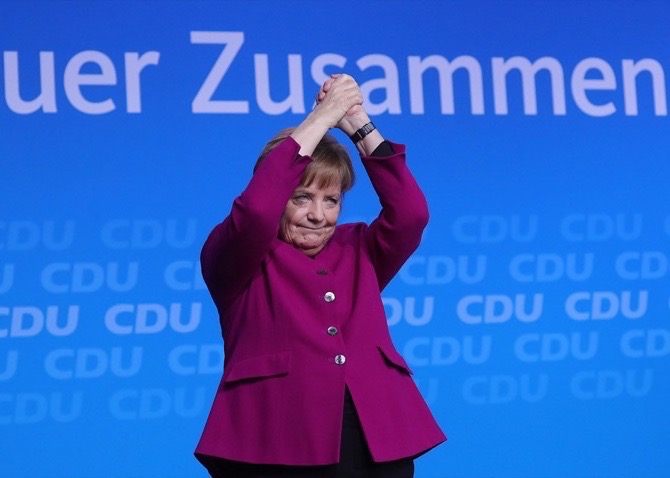 Macau Daily Times 澳門每日時報 Germany Spd Backs Joining Merkel In Coalition To End Impasse