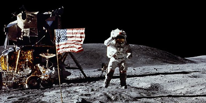 first man on the moon history